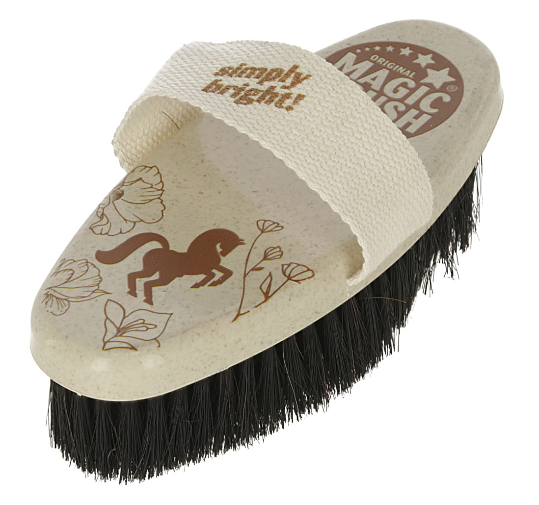 Szczotka dla konia WaterLily, ze szlufką, miękka, 17 cm, MagicBrush - Cavalo